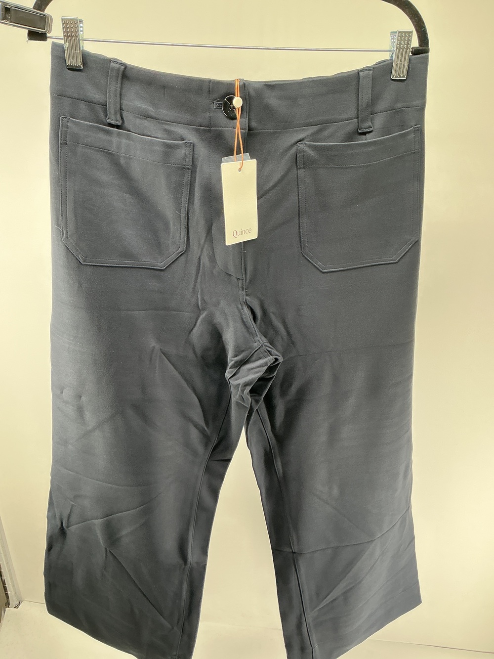 Ultra-Stretch Ponte Cropped Wide Leg Pants - 26" (NEW)